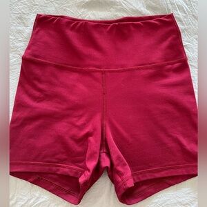 Fleo Red Workout Shorts